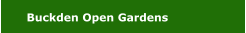 Buckden Open Gardens